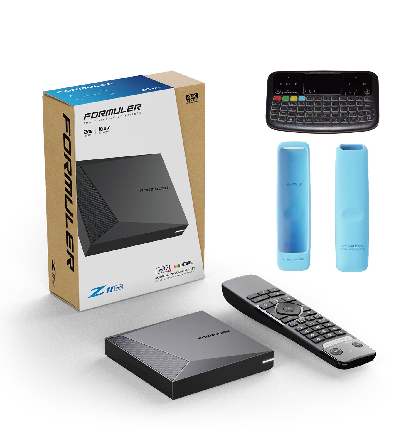 Formuler Z11 Pro + FREE ACCESSORY: 1x Blue Remote Cover + 1x Keyboard
