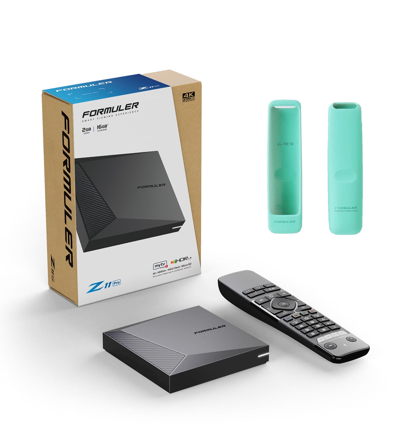 Formuler Z11 Pro + FREE ACCESSORY: 1x Turquoise Remote Cover