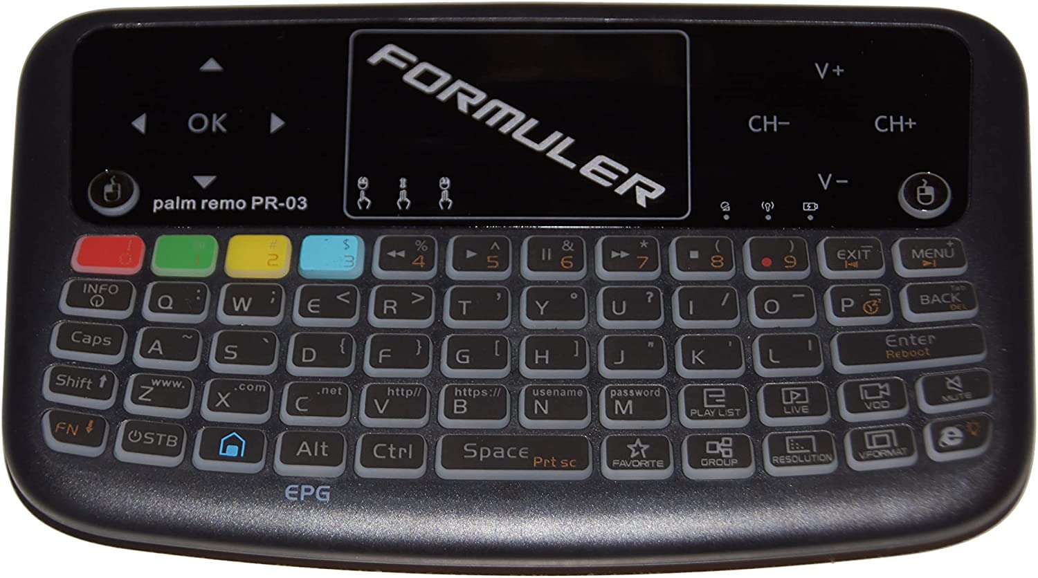 Formuler Z10 + ACESSÓRIOS GRATUITOS: 1 x mini teclado sem fio com touchpad + 1 x cabo USB retrátil + 1 x tampa remota azul
